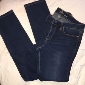 Soho skinny blue jeans